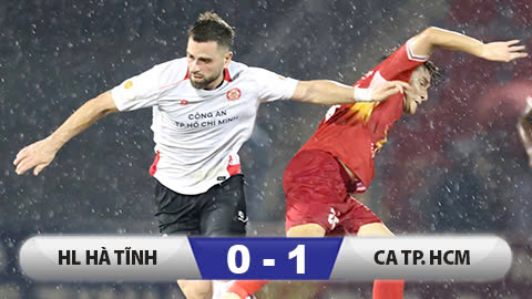 Kết quả Hà Tĩnh 0-1 CA TP.HCM: Lee Williams tỏa sáng